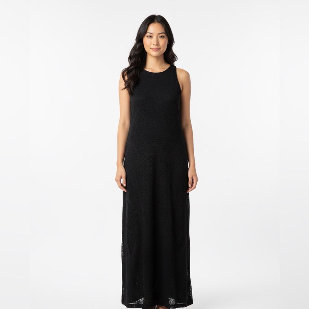 Mossimo Elegant Black Sleeveless Maxi Dress XL - Picture 2 of 5